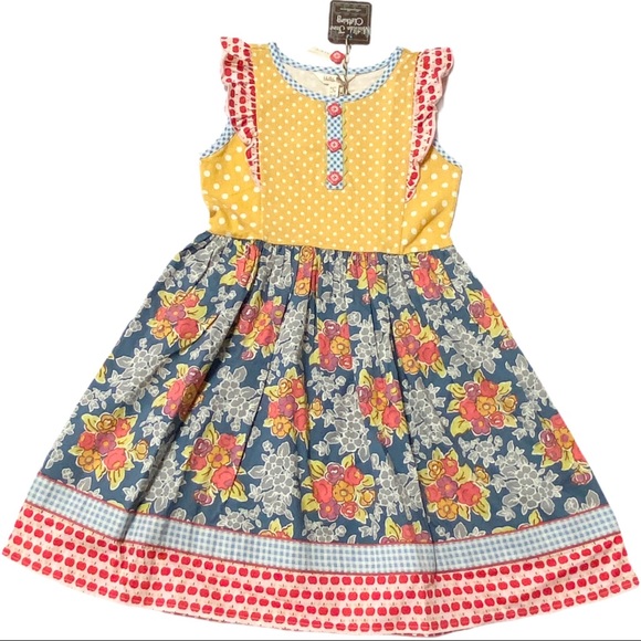 Matilda Jane Around The Globe Dress 8 NWT - Picture 3 of 5